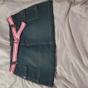 Denim Skirt with belt
